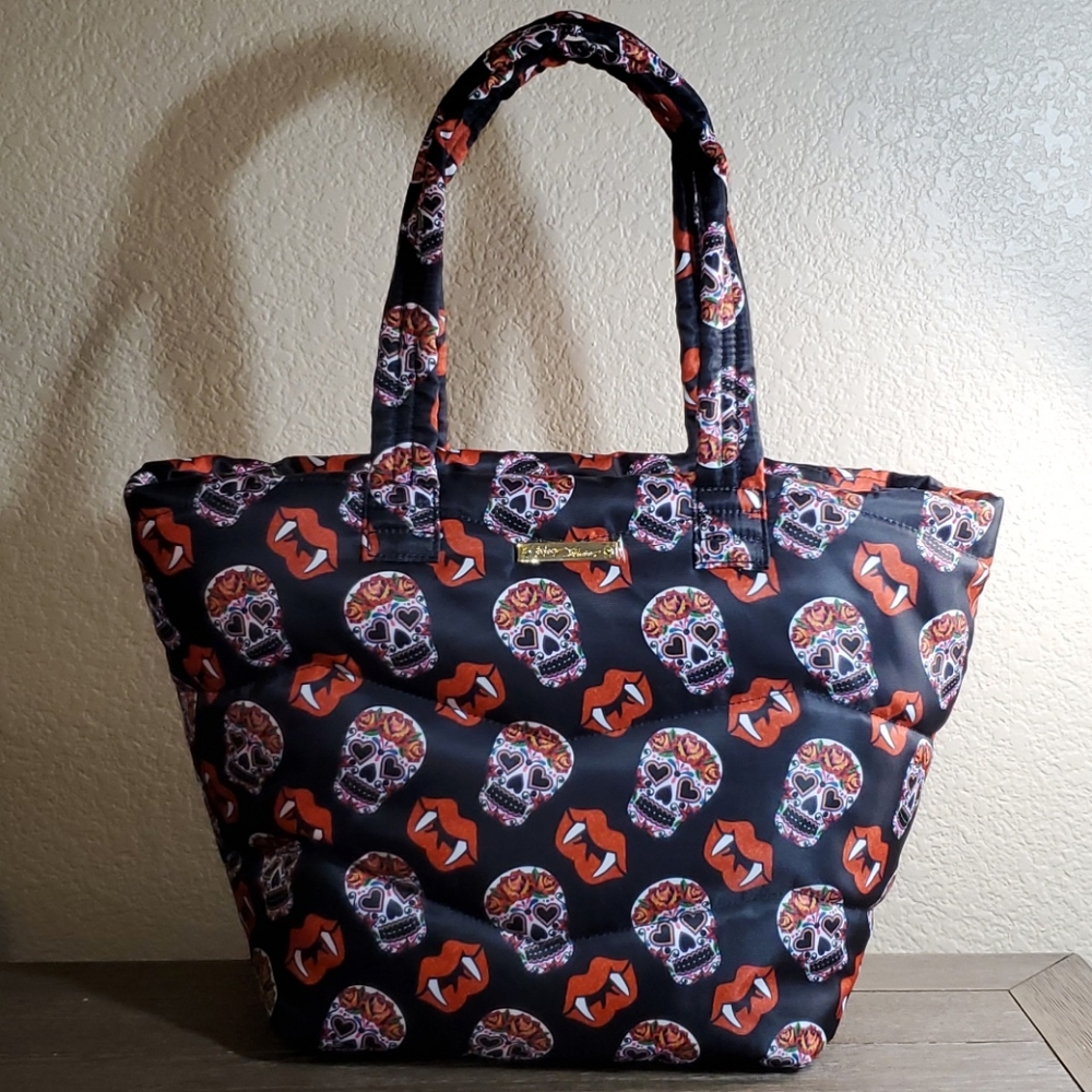 Betsey Johnson Puffy Quilted Nylon Tote